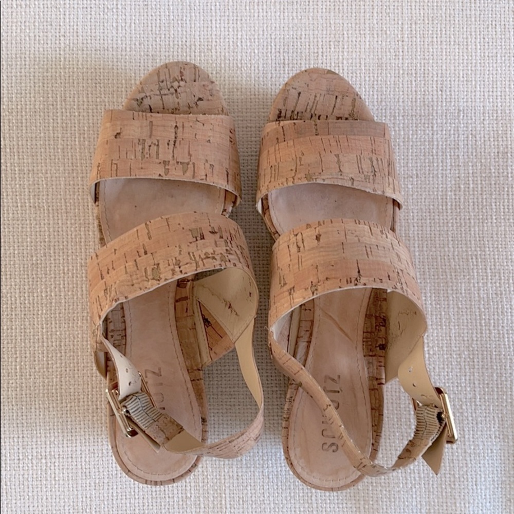 Schultz Cork Platform Sandals